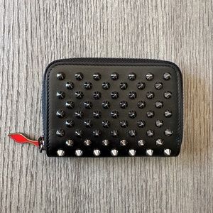 Christian Louboutin Panettone Spiked Leather Coin Purse